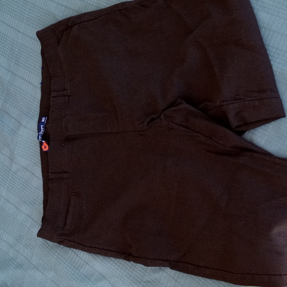 indigo Poppy Black Pull on Pants